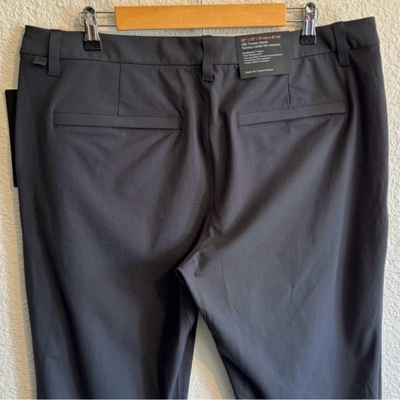 Lululemon ABC Trouser Pant Classic 32” Obsidian Charcoal Gray Black Men’s 30 - Picture 5 of 6